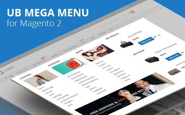 [Magento 2] UB Mega Menu Extension