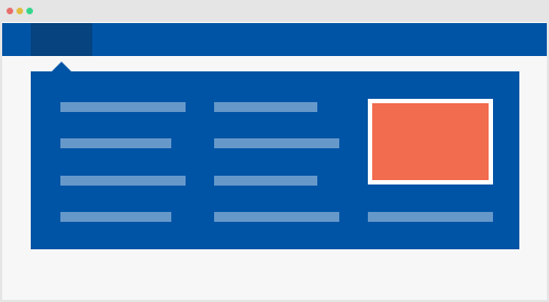 Irisite supports Mega Menu