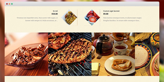 responsive Magento theme Aroma feature