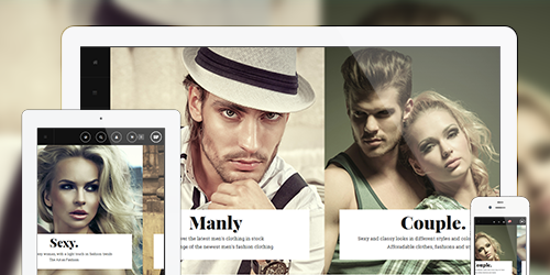 Responsive Magent theme feature