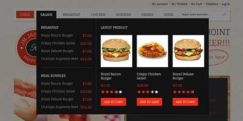 responsive Magento theme feature