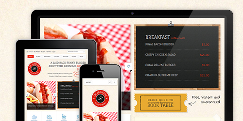 responsive Magento theme feature