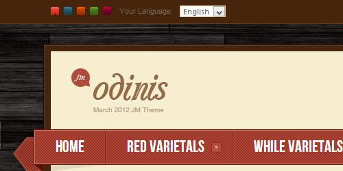 Responsive Magento theme Odinis feature