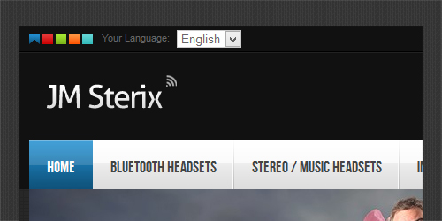 Responsive Magento theme Sterix feature