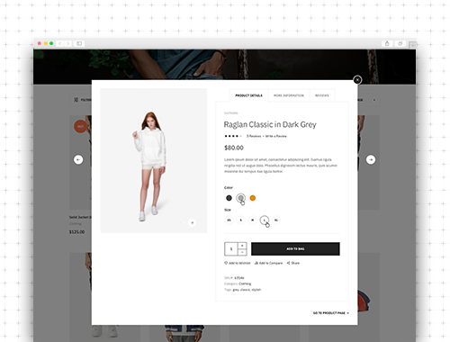 Responsive Magento 2 theme - UB Trex Pro Quick View