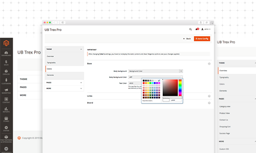 Responsive Magento 2 theme - UB Trex Pro Theme Helper
