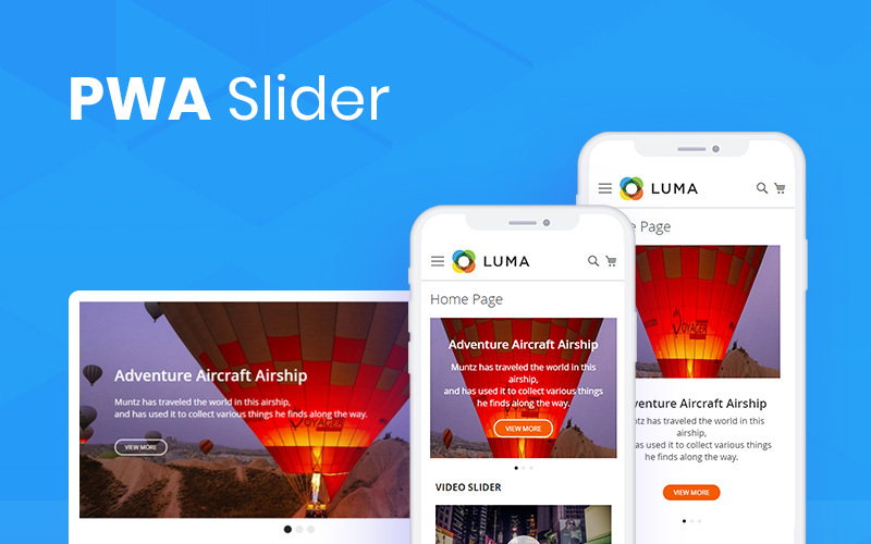 Magento PWA Content Slider for PWA Storefront