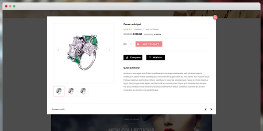 responsive Magento theme Gem feature