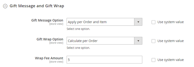 Magento 2 one step checkout - Gift Wrap fee